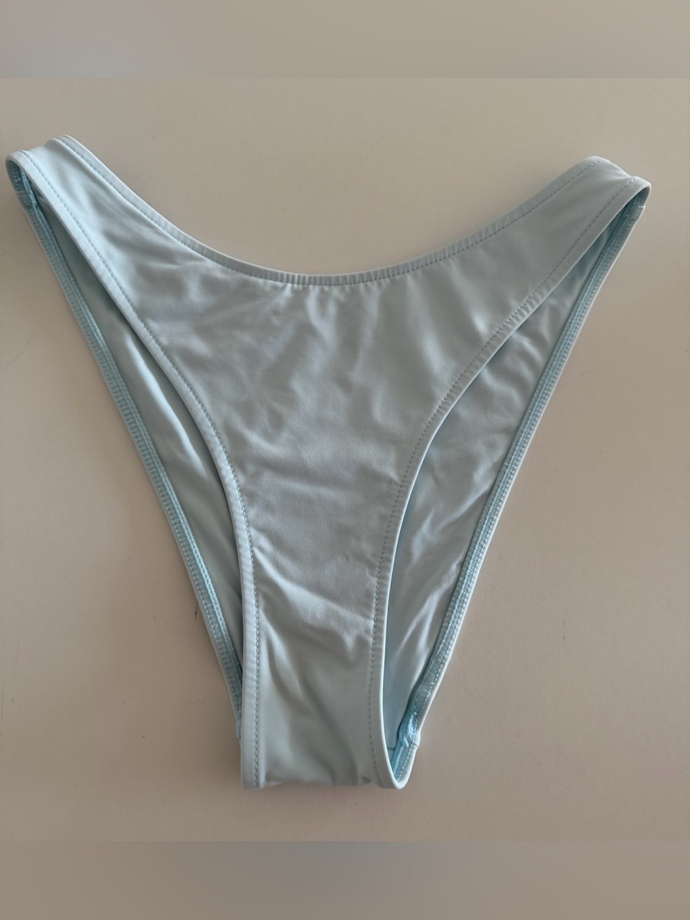 Frankie's Bikinis Light Blue High-Cut Bikini Bottom